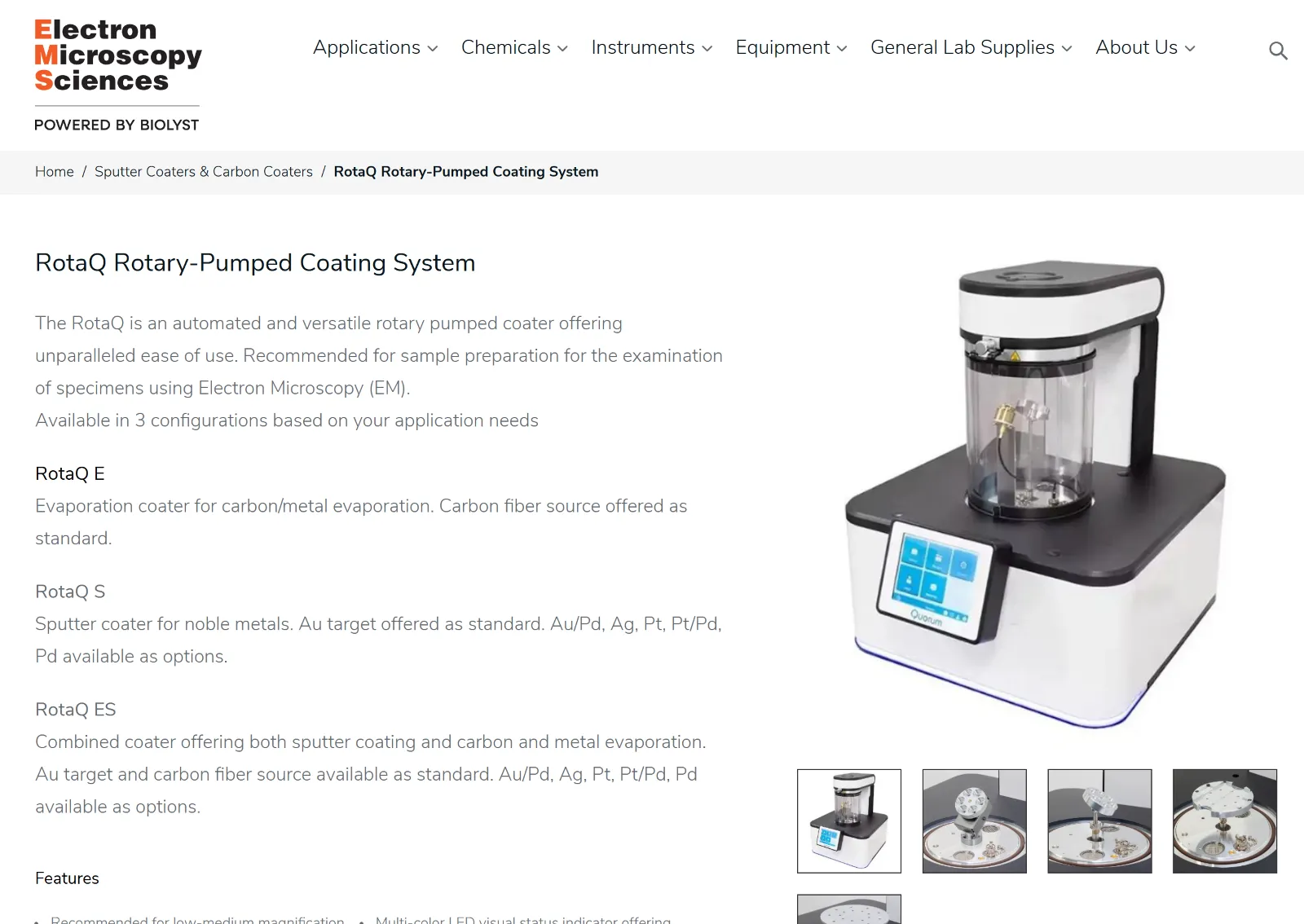 Product page on nopCommerce